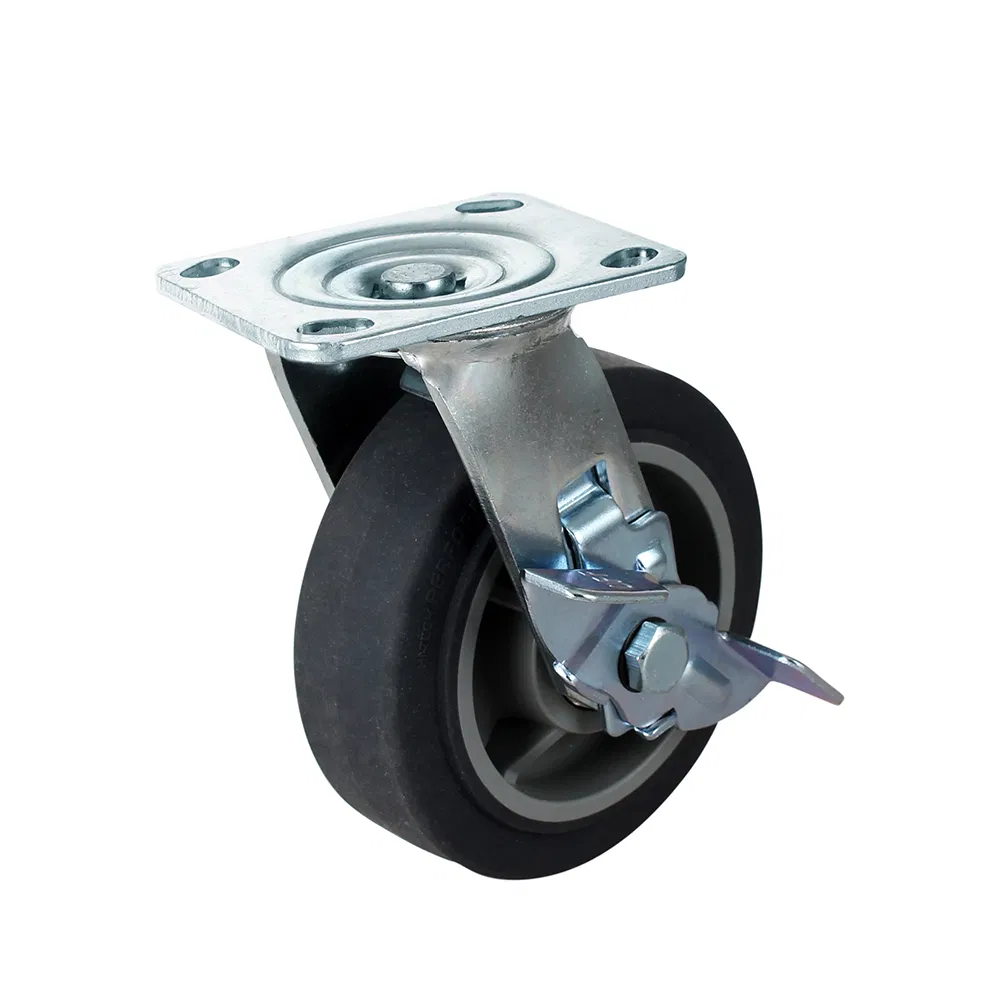 Plate Brake PU / PP / TPR Caster (C-7)