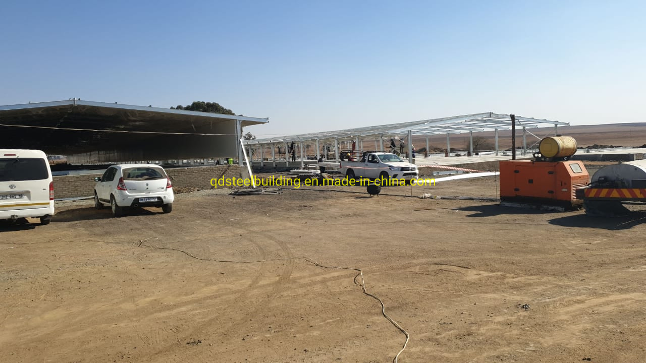Prefabricated Prefab Portable Modular Light Steel Poultry Chicken House