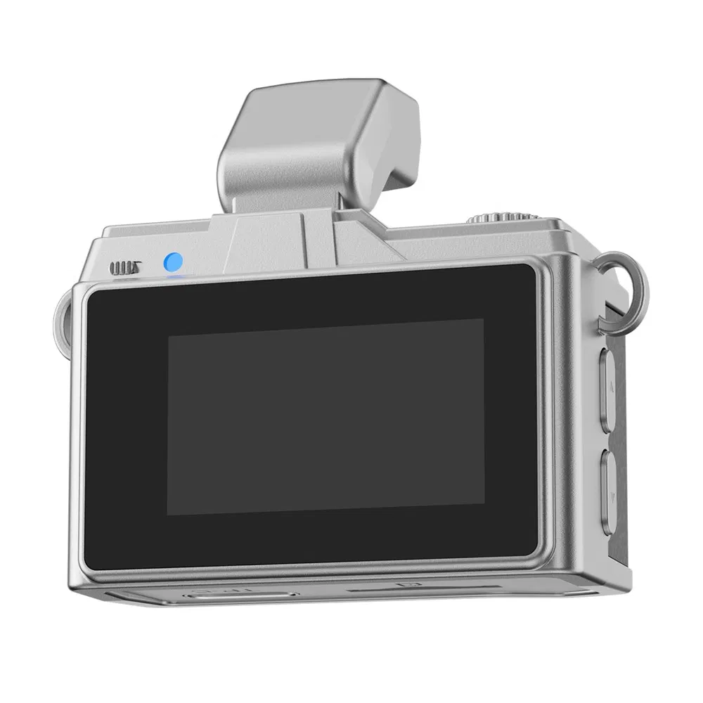 Small Size 0.96 Inch IPS Color Screen Mini Camera with 64G Memory Card Necklace Design Lightweight Camera