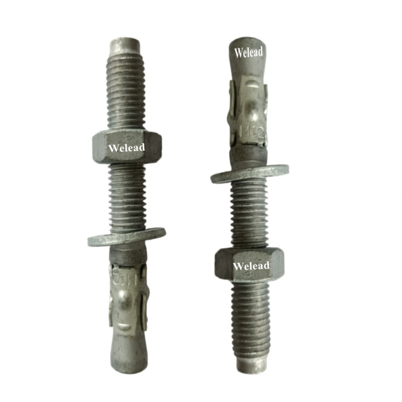 Клиновой анкер M6-M24 оцинкованный с гайкой