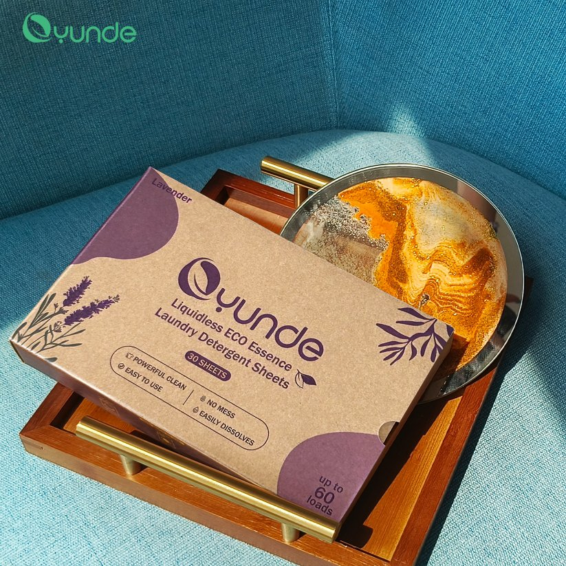 Easy Lavender: Scent-Infused Lightweight Laundry Detergent Sheets