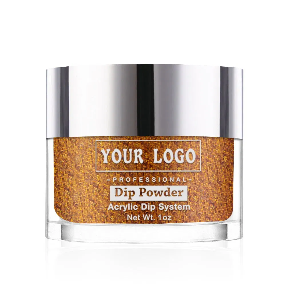 High Quality Natural Glitter Dipping Powder 3 in 1 Acrylic Dipping Powder 8oz Set