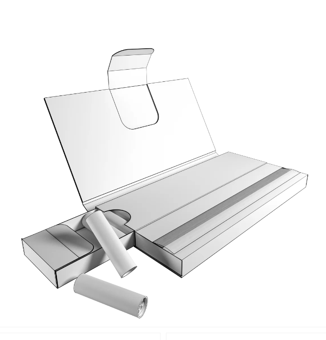 Unbleached Good Adhesive Organic Cigarette Tube Tipping Paper for Gift Idea