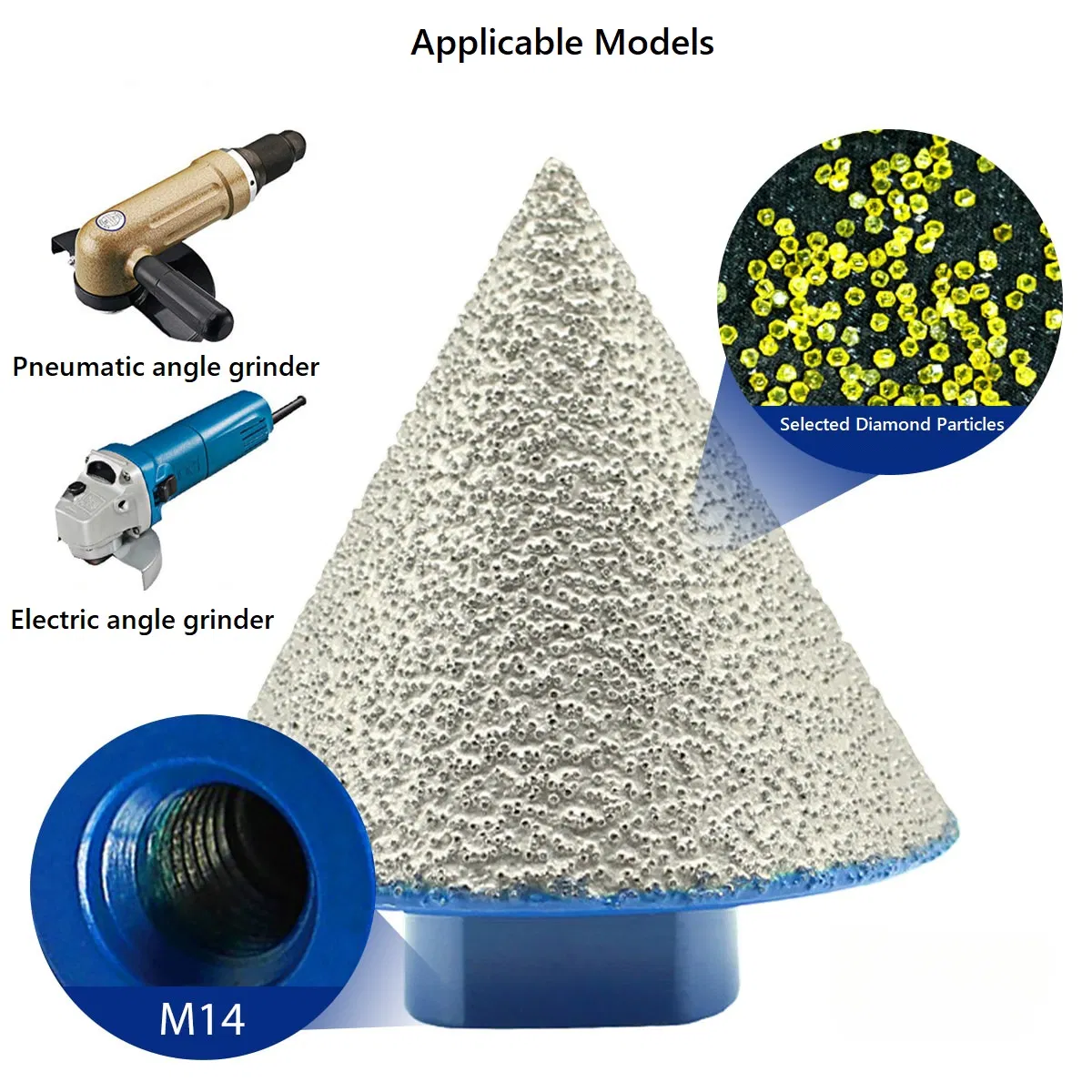 Premium Vacuum Brazed Diamond Bit for Masonry Countersink Projects