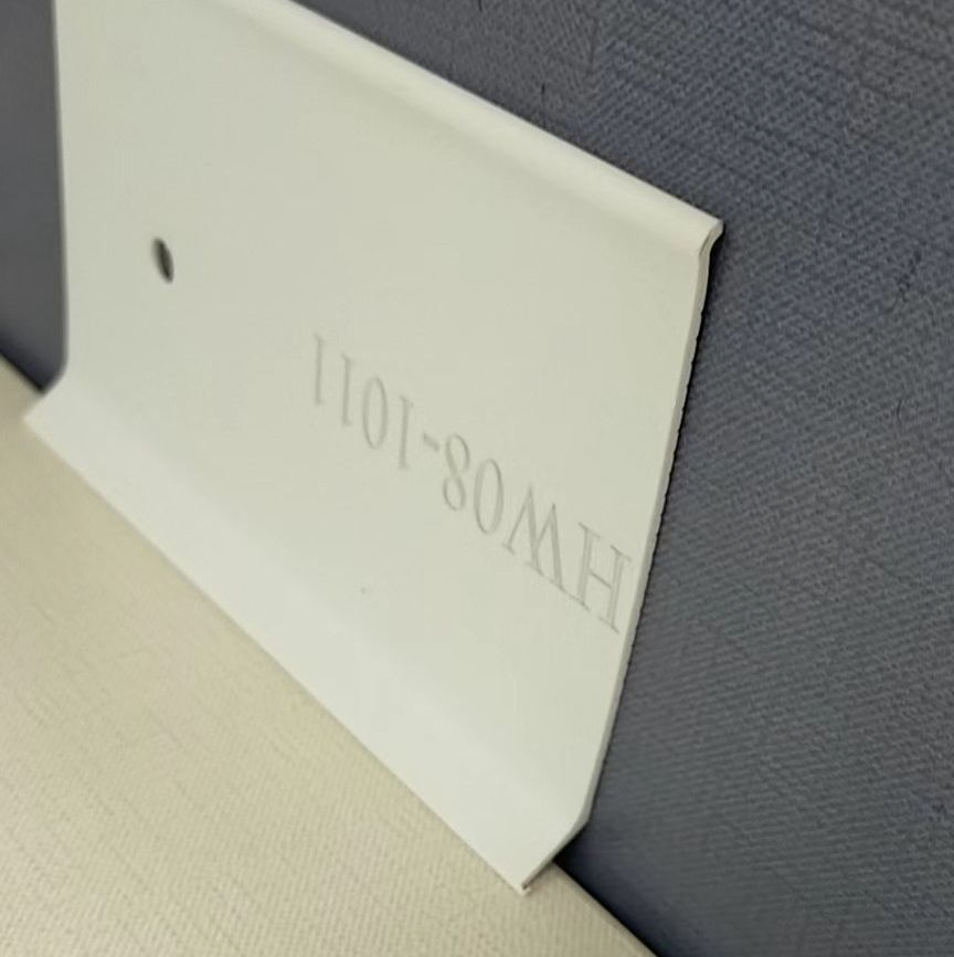 100mm Height PVC Accessories Commercial Floor Soft PVC Skirting Board