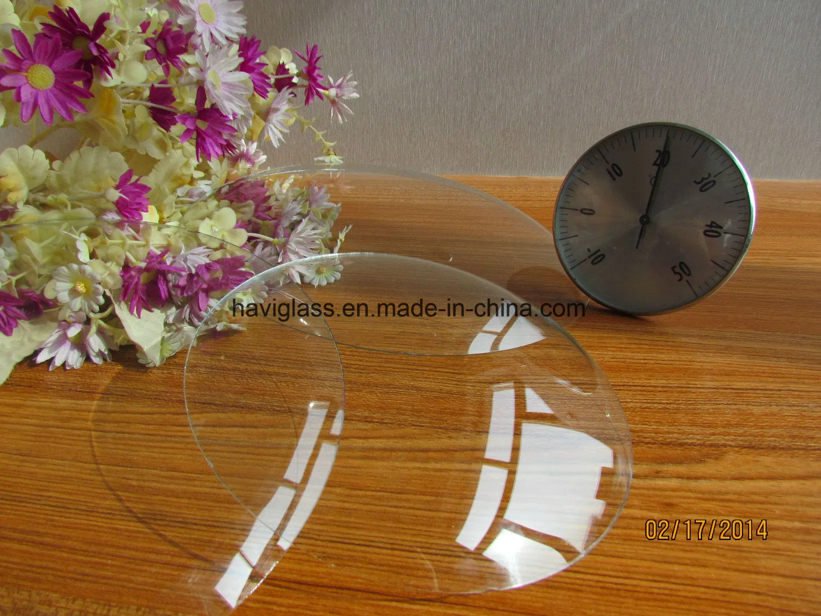 2019 Factory Wholesale Round Convex Clock Glass, Clock Glass Face, Glass Dome for Clock