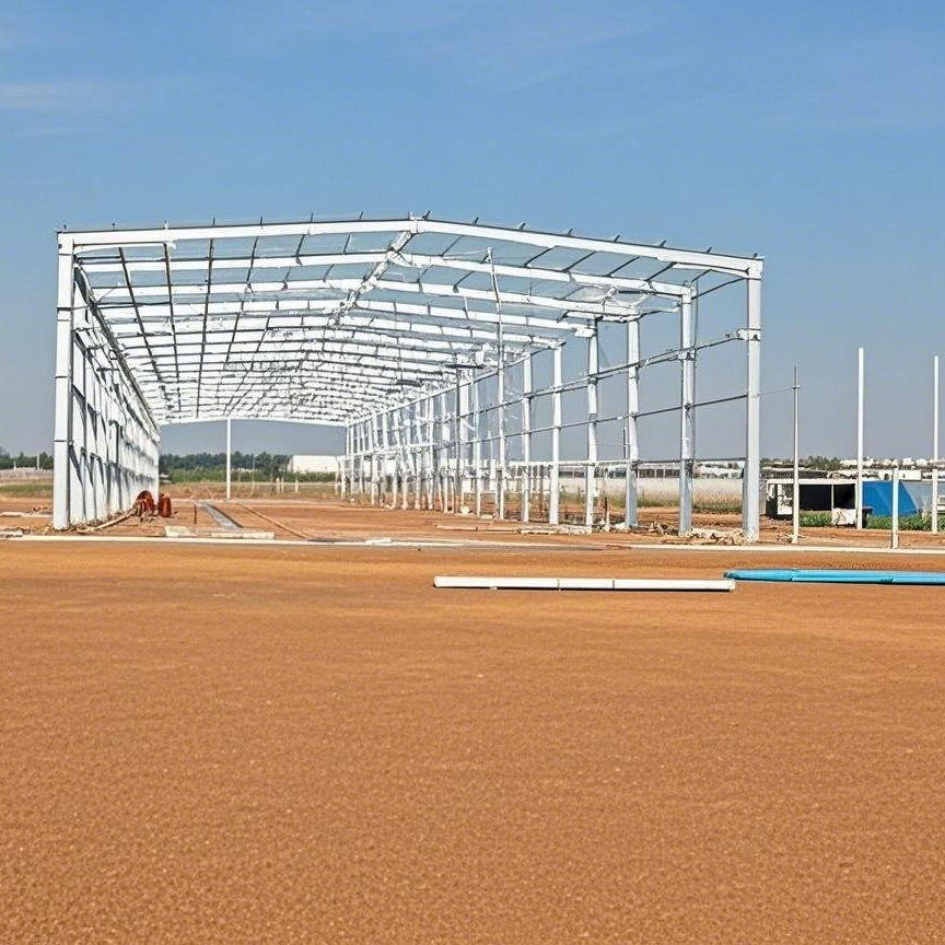 Large Span Customized Metal Sheds Prefab Good Steel Structure Building for Warehouse