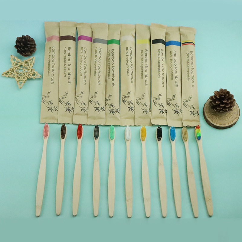 High Quality Cheap Custom Eco Friendly Biodegradable Travel Bamboo Toothbrush
