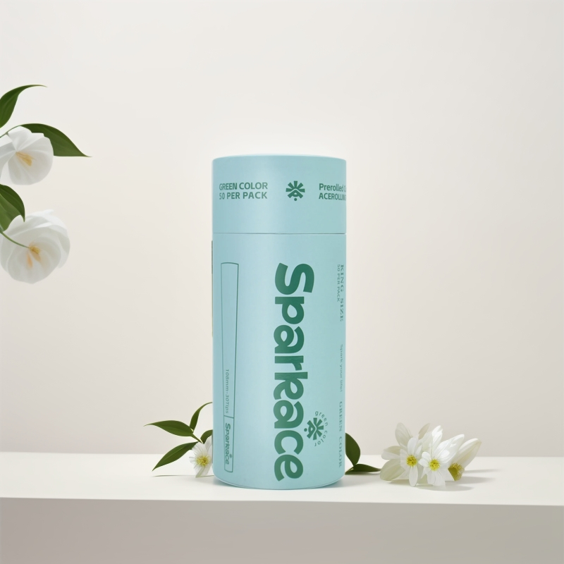 Customizable Kingsize Sparkase Green Rolling Paper Cone 50/100/200PCS/Jar Pre-Rolled
