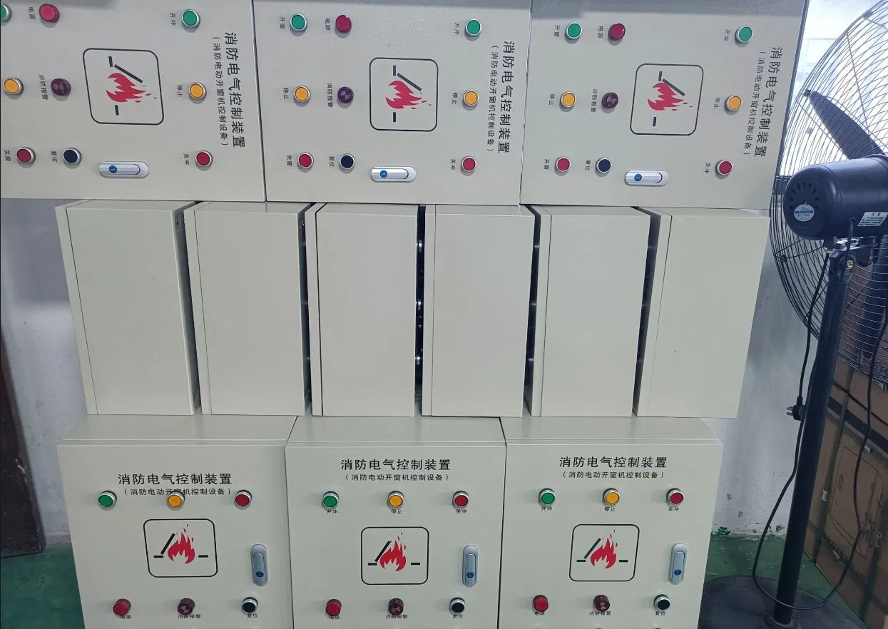 Electric Window Opener Control Box Fire Linkage Smoke Exhaust Window Ventilation Manufacturer's Garage Door Use