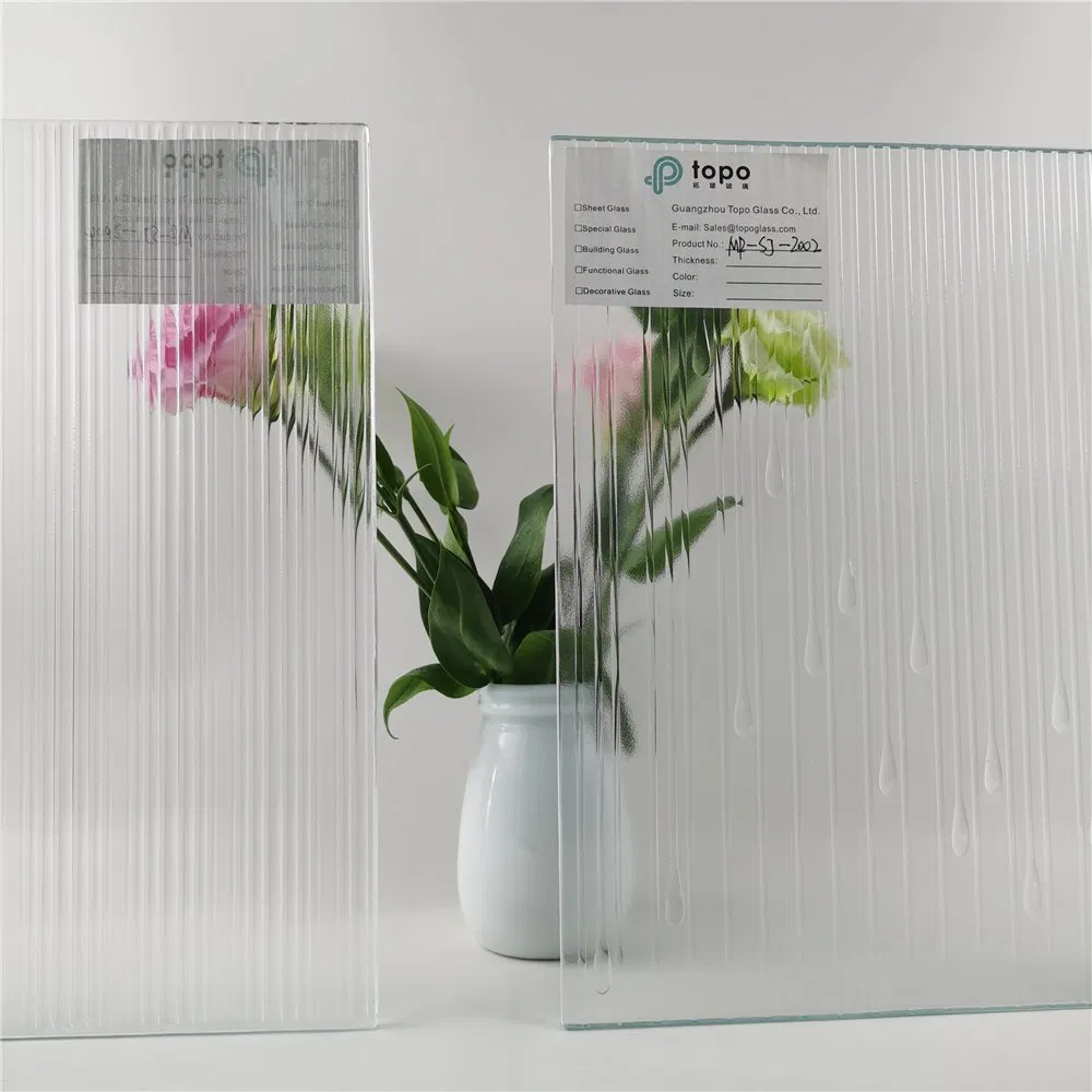 6mm/8mm/10mm/12mm15mm/19mm Stylish and Beautiful Fusedpattern Glass for Bathroom Decoration Glass (MR-SJ-2002)