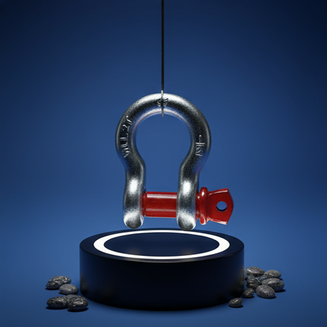 Colorful Galvanized Us Type G210 Heavy Duty Large Bow Lifting Chain Shackle Suppliers