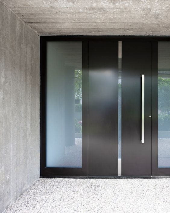 Modern Design Exterior Entrance Entry Other-Doors Metal-Door Metallic Stainless Steel Aluminum Security-Door