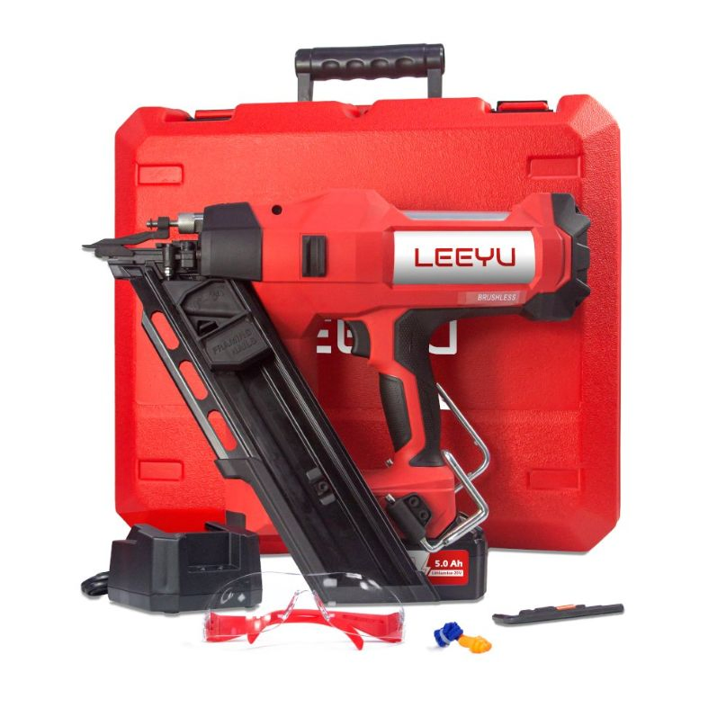 Аккумуляторный гвоздезабивной пистолет DCFN110-3490M для каркаса