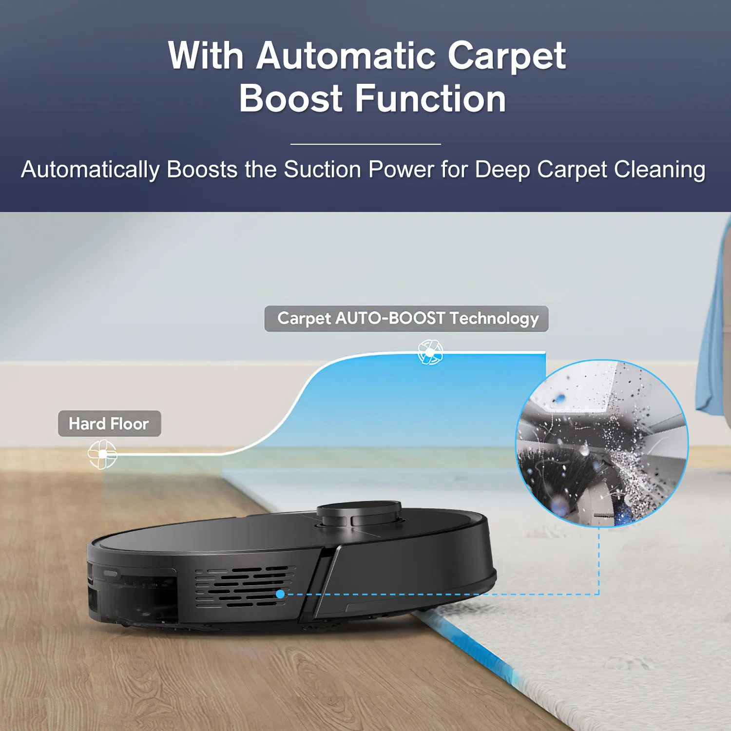 Multifunctional Aspirateur Mopping Smart Wet Dry Vacuum Cleaner and Mop with Self-Emptying Dustbin Robot Vacuum Cleaner for Home