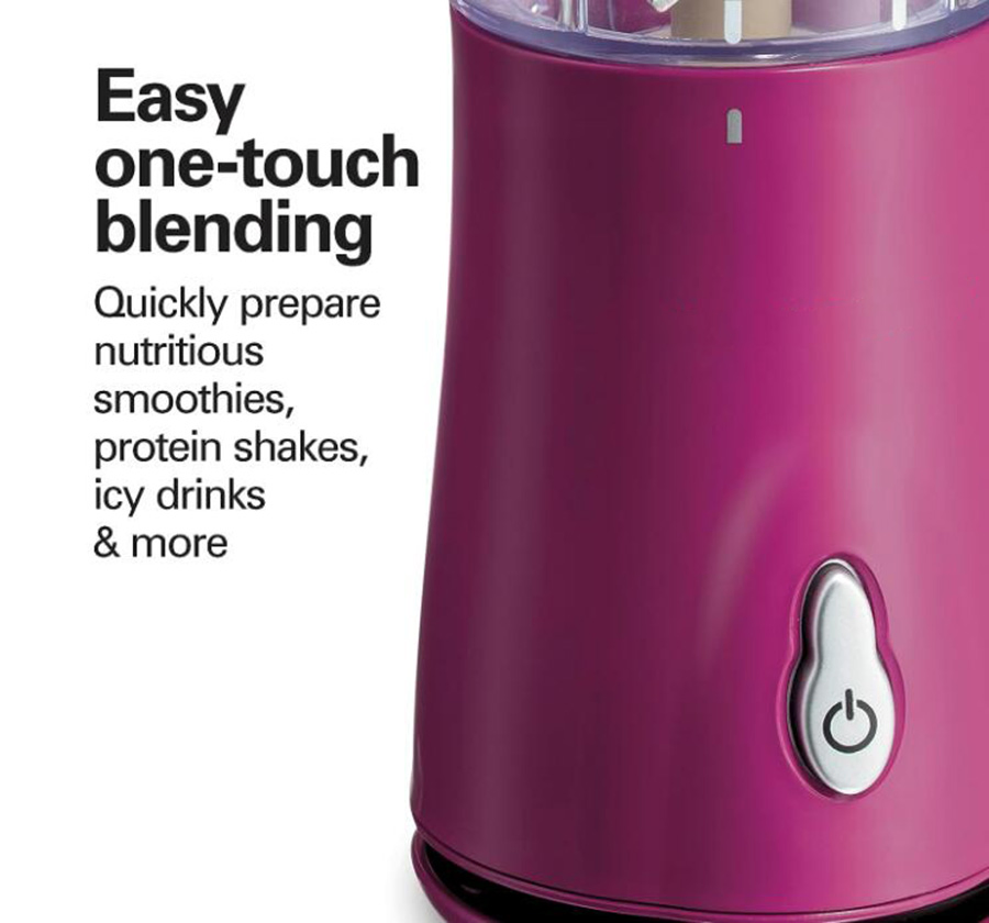 Portable BPA Free Travel Cup and Lid Blender for Shakes and Smoothies