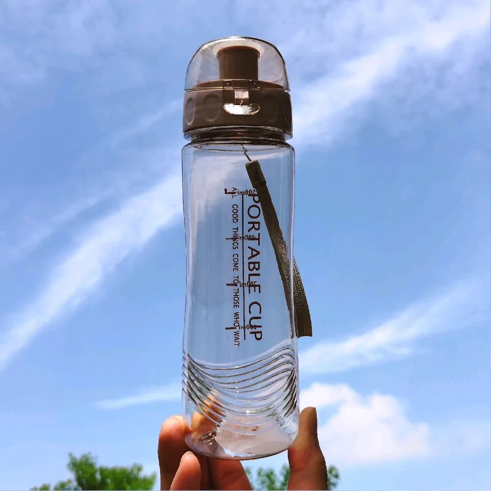 Summer Portable Handy Cup Transparent Space Cup Student Sports Bottle
