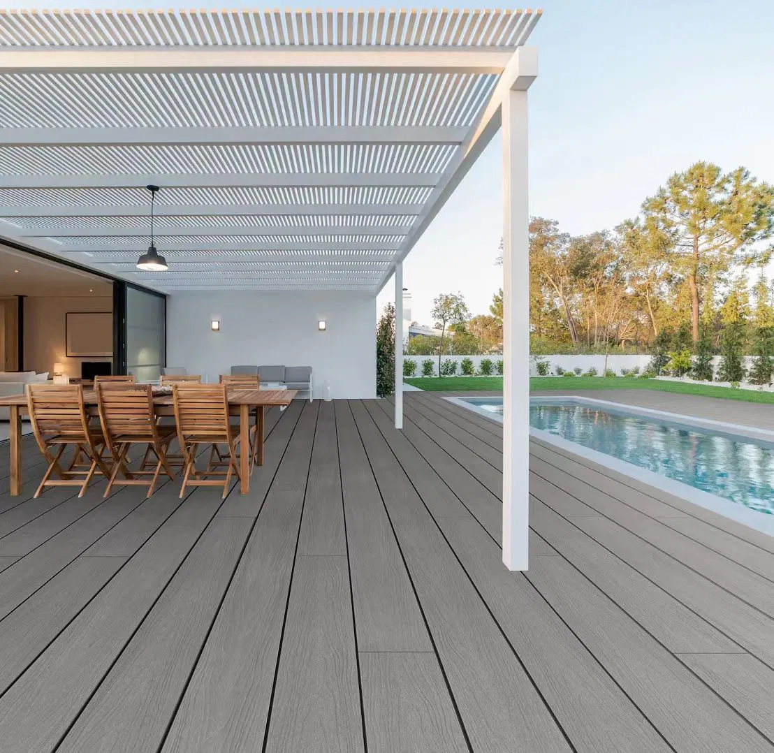Weather Resistant Full Capped Wooden Composite WPC Decking