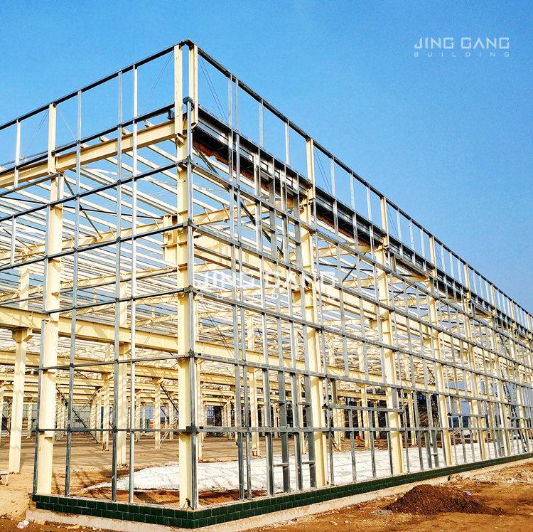 Customizable New Style Metal Steel Structure Prefabricated Warehouse with H Section Part