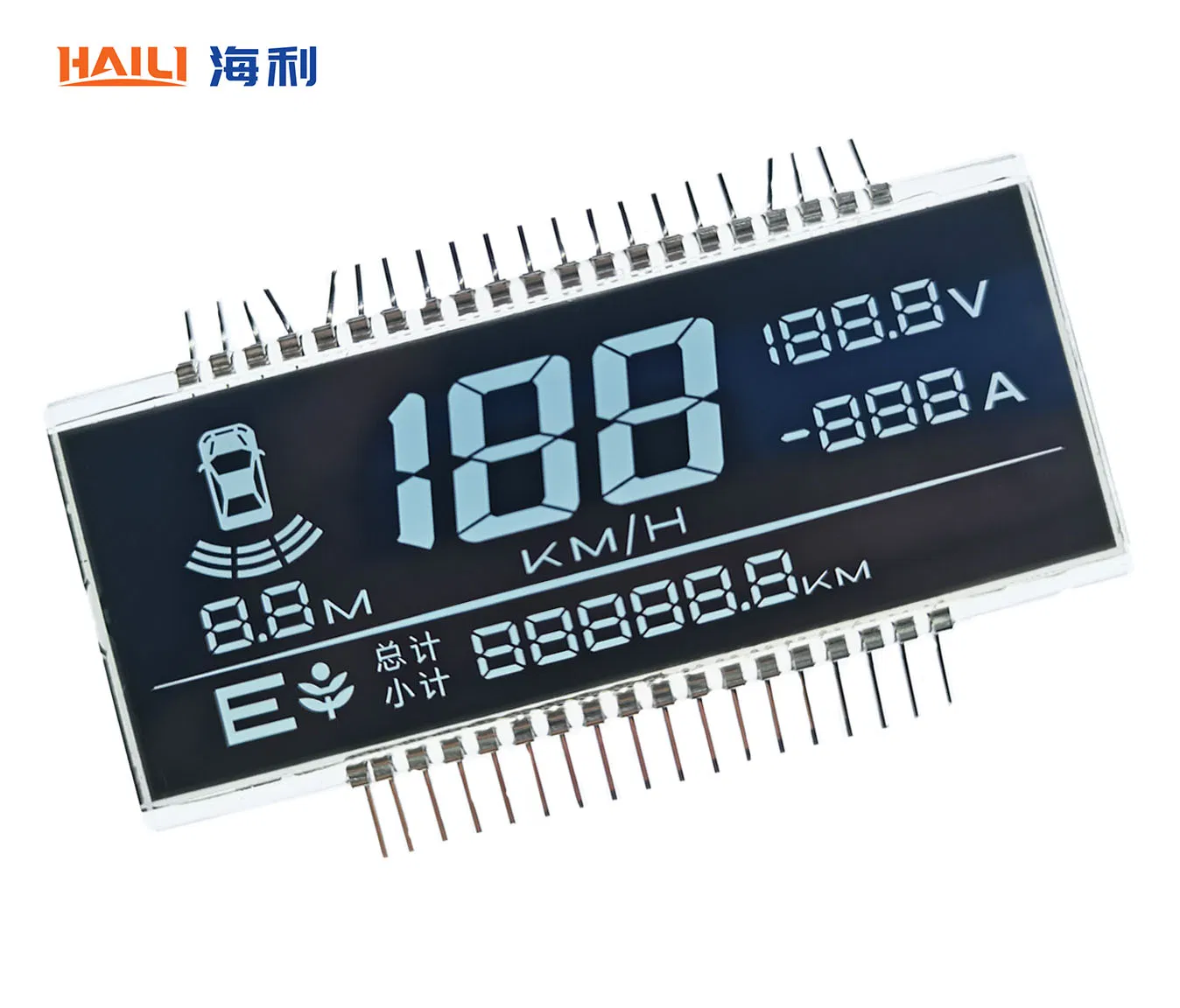 Custom Industrial Control Product 7 Segment Monochrome Va Tn Stn Htn FSTN LCD Display/LCD Panel/LCD Screen China Factory/Manufacturer