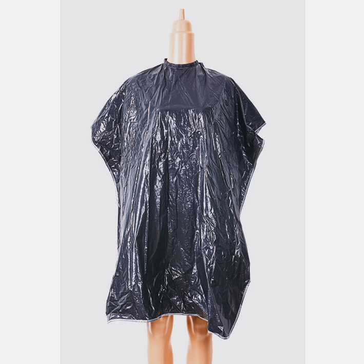 Накидка для стрижки волос Black PVC