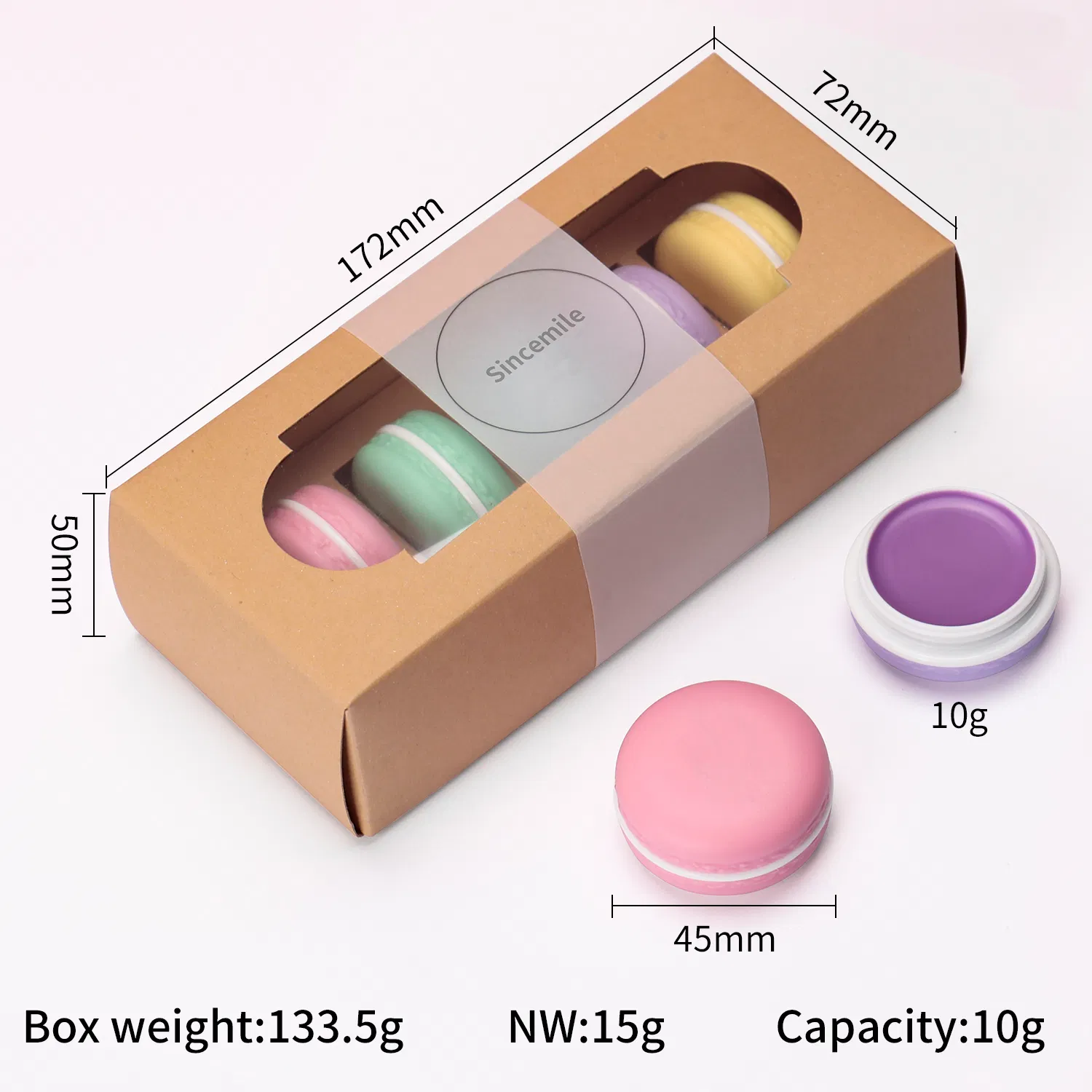 Nourishing Macaron Lip Balm Set