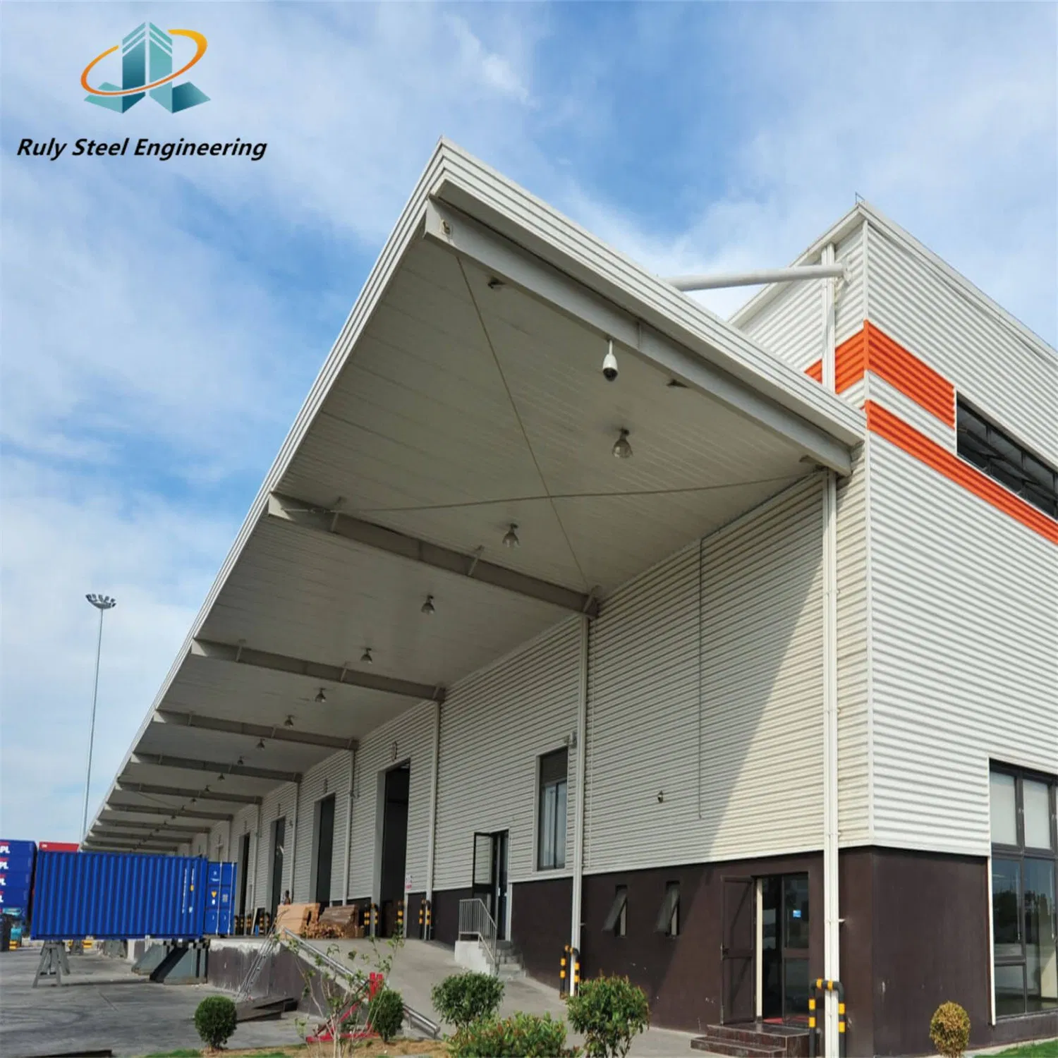 High Seismic Resistant H Steel Beam Prefabricated Steel Structure Warehouse