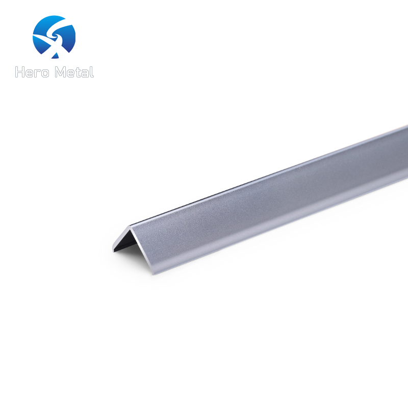 Customized Table Cover Cabinet Molding Shower Ceramic Banding Window Trim 2.7m Hero Metal 1.2mm Bevelled Edge Tiles L Shape Strip