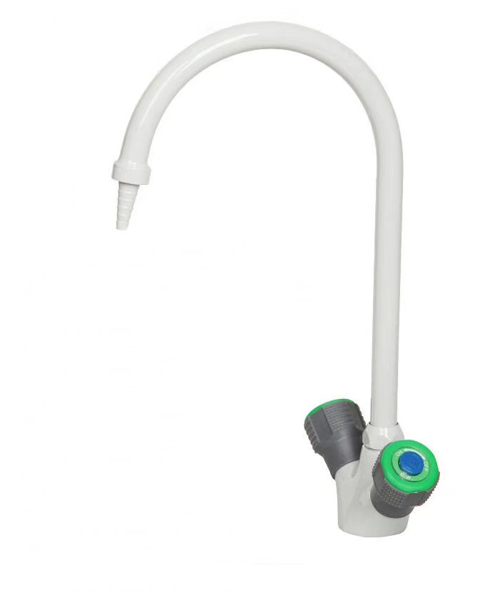 Лабораторный кран для химических столов и вытяжных шкафов