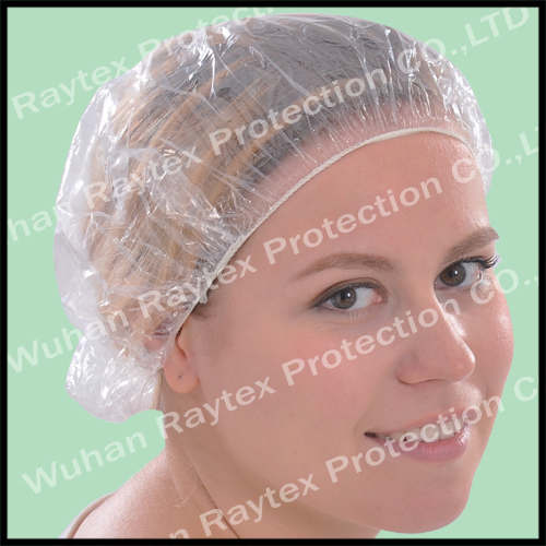 Protective PE Shower Cap