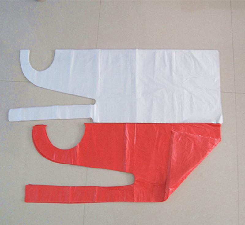Hot Sale High Quality Disposable PE HDPE LDPE Sleeveless Food Grade Aprons
