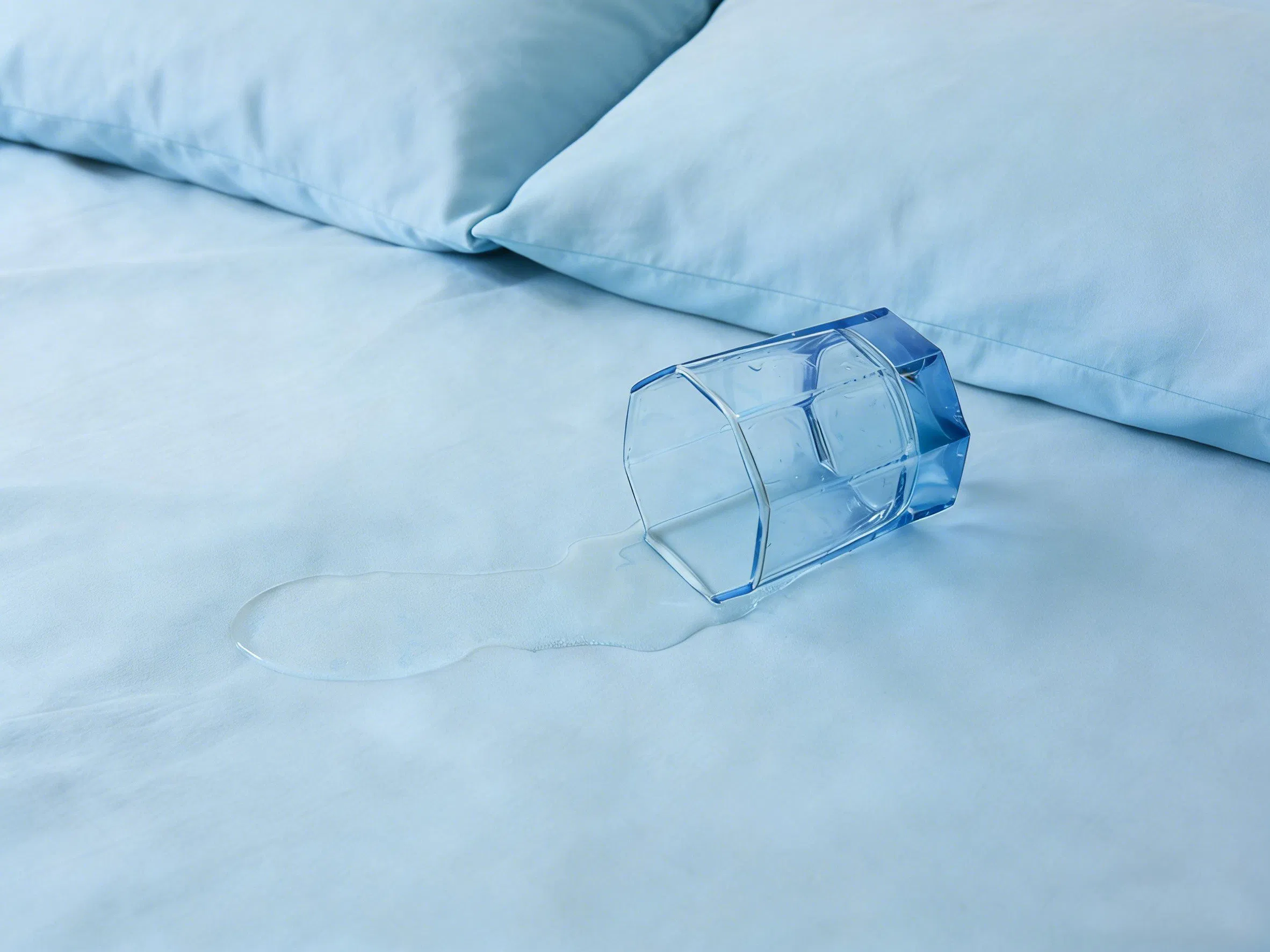 Reusable Cooling Waterproof Bed Sheet Bamboo Fitted Sheet Hypoallergenic Soft Home Textile