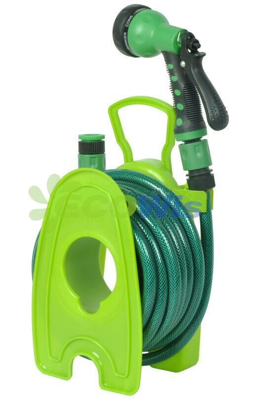 Wall Mounted Garden Hose Reel with Holder Set