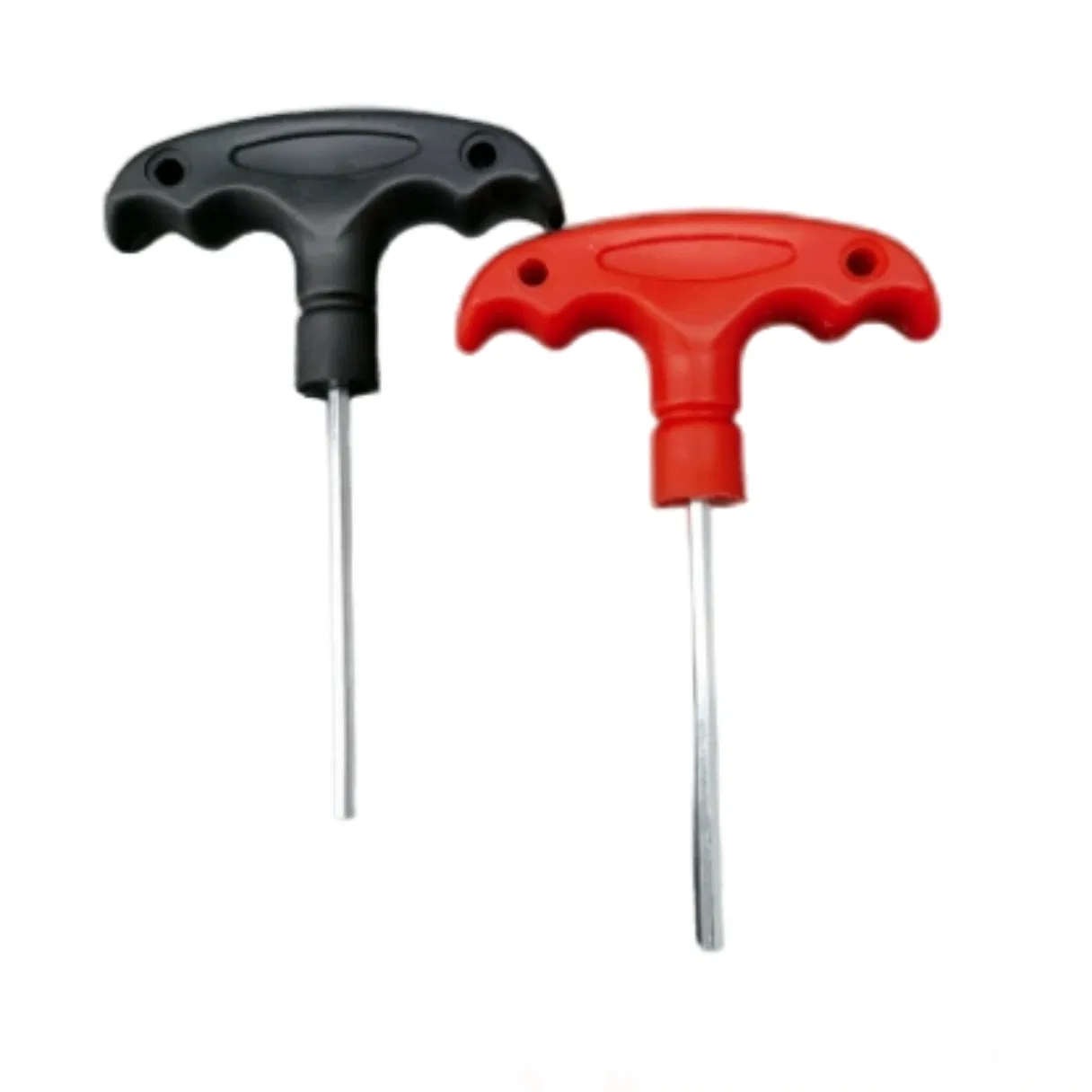 T-Handle and L-Wrench Hex Keys with Security Hole & Anti-Slip Plastic Handle
