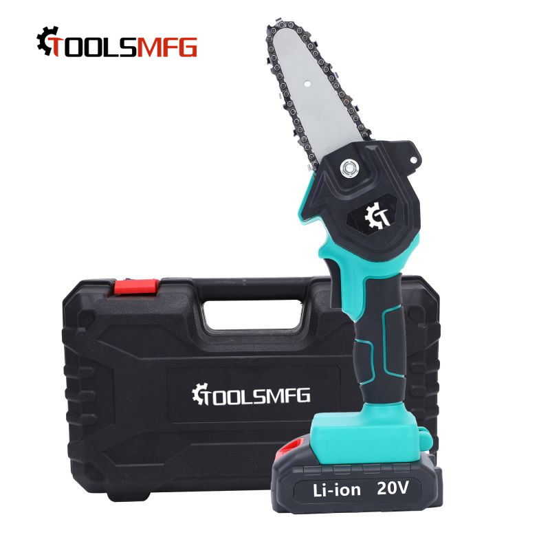 Toolsmfg 20V Mini Cordless Electric Wood Cutter Chainsaw