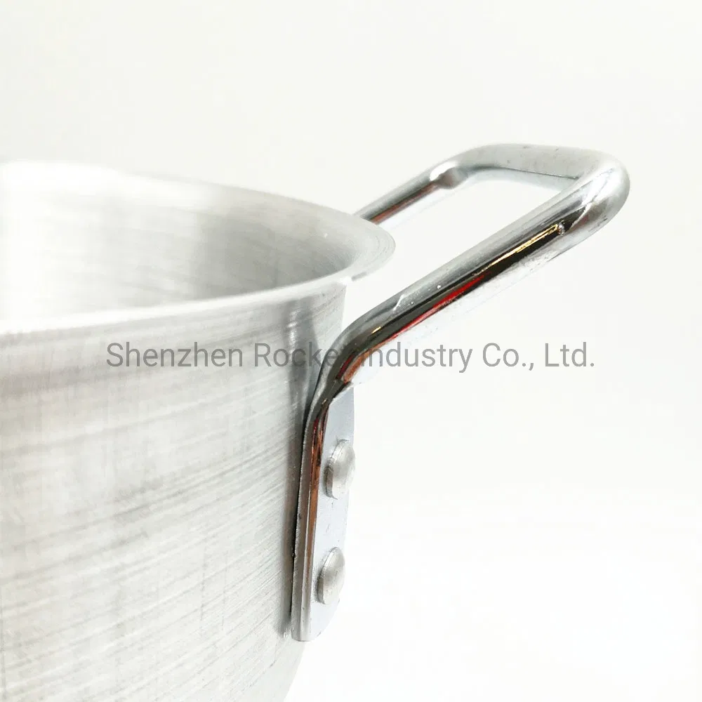 Алюминиевые кастрюли с сатиновой полировкой 14-26 см