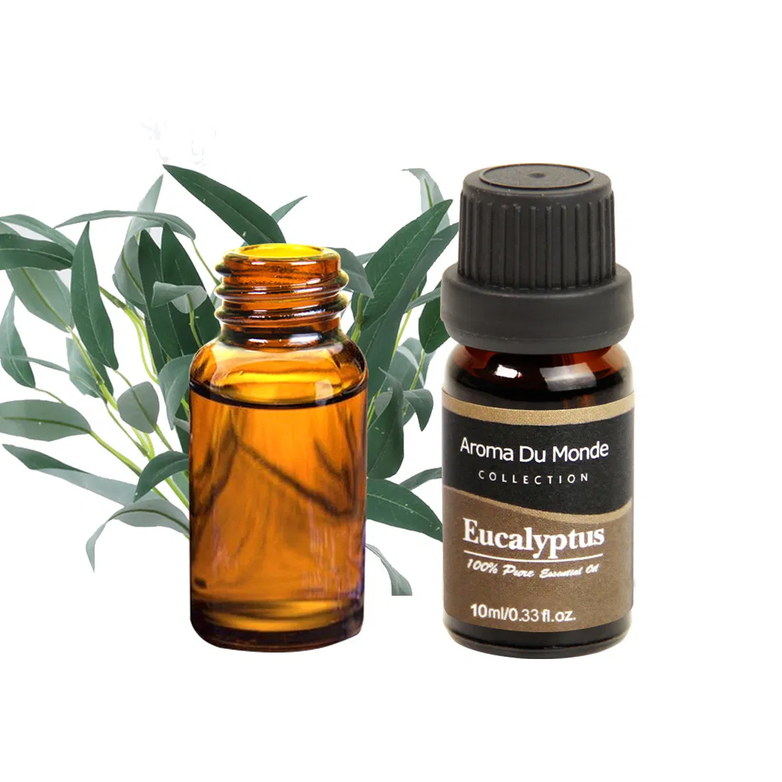 3PCS 10ml Amber Glass Pure Essential Oil