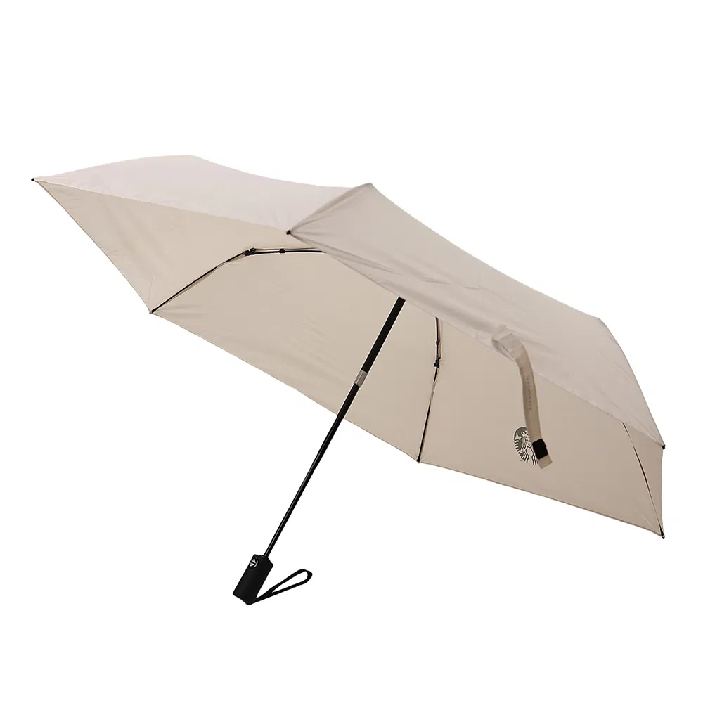 Super Lightweight 6ribs Custom UV Fabric Automatic Folding Sunshade Mini Umbrella