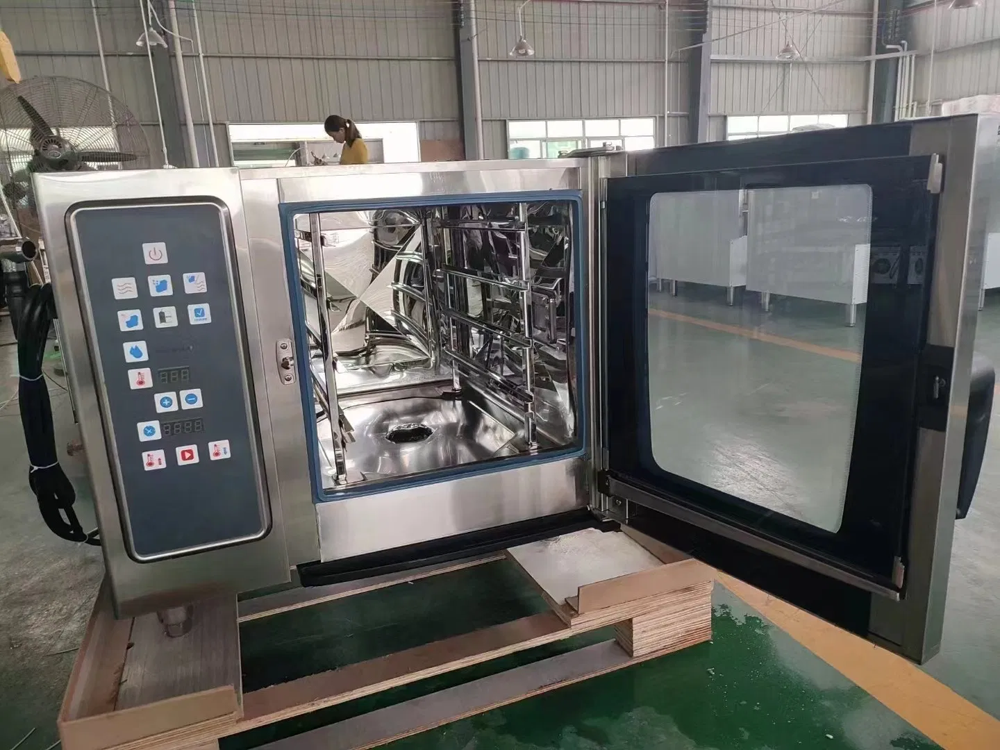 Commercial Kitchen Bakery Electric Convection Steam Oven