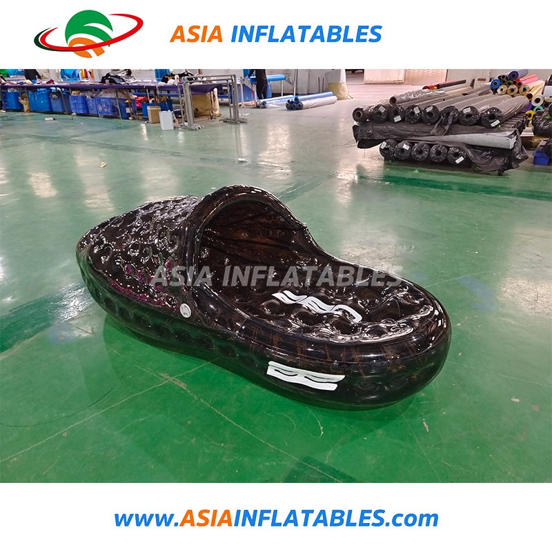 Custom Inflatable Black Slipper Replica Giant Inflatable Shoes Model for Outdoor Advertising