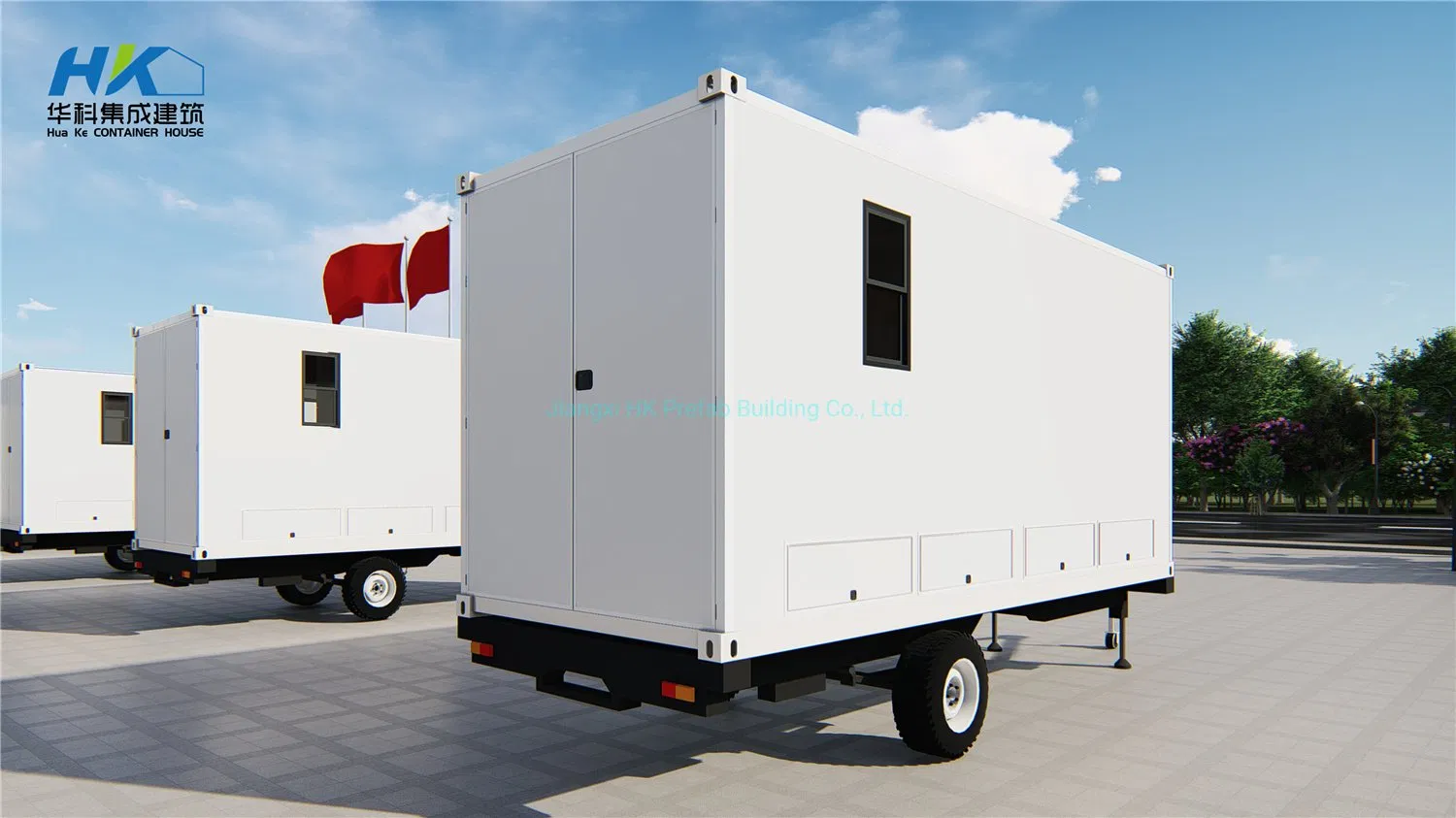 Good Quality Movable Prefab Fiber Glass Carvan /Trailer Tiny House.