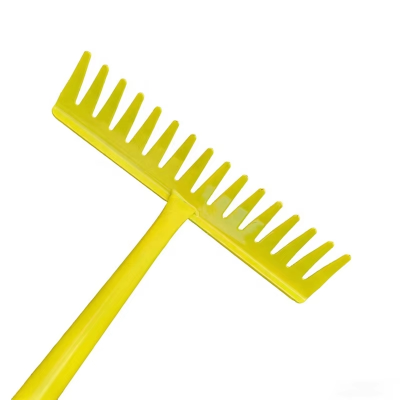 OEM Customizable Farming Tool Garden Grass Rake Leaf Lawn Rake
