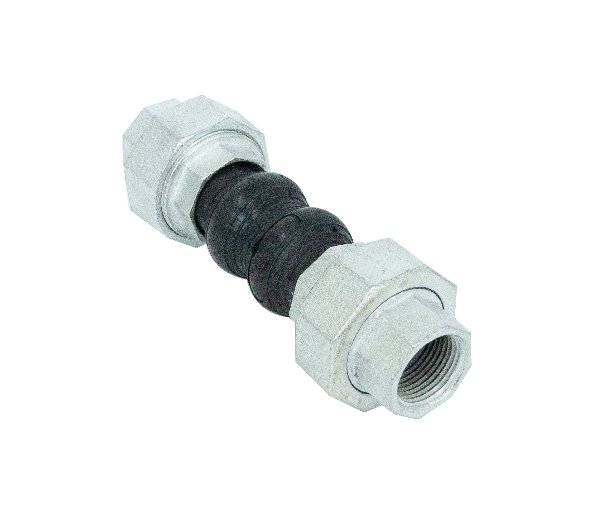 Rubber Expansion Joints Threaded Ends Screwed Double Sphere Flexible Flexible High Pressure Bellow Joint Drinking Water Manufacture Price Dvgw Acs Wras