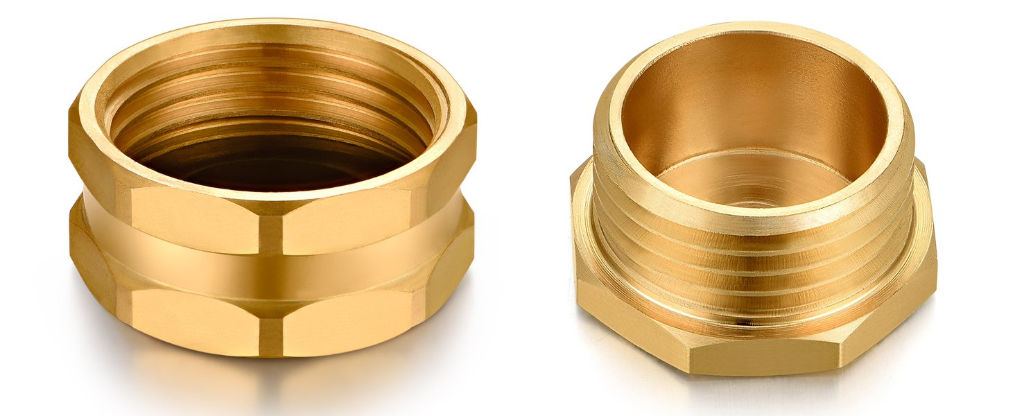 Durable Brass Garden Hose End Cap with Leak-Proof Gasket