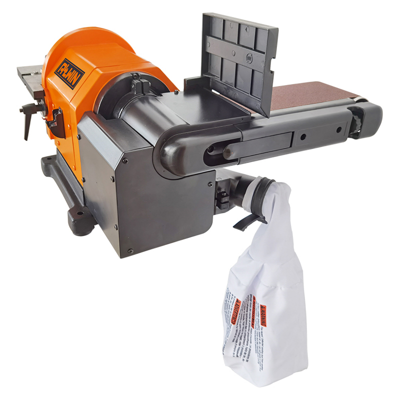 220V Allwin Belt Sander with 200mm Sanding Disc for Wood Workshop