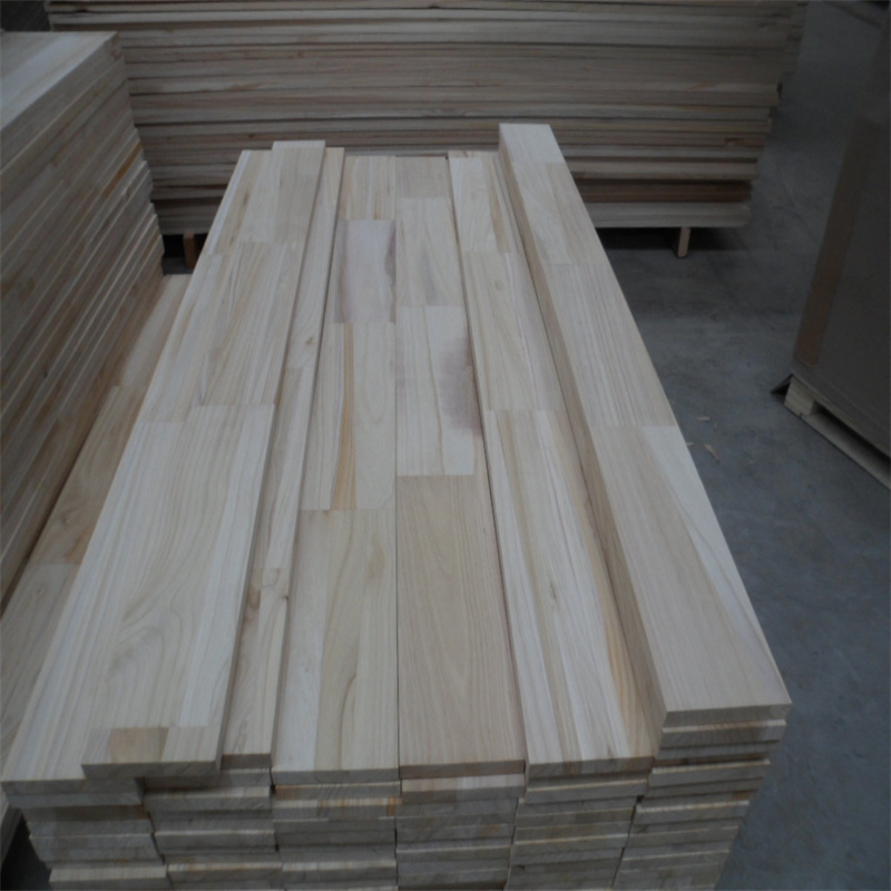 Paulownia Small Strip Finger Joint Wood Door Cores Wholesaler