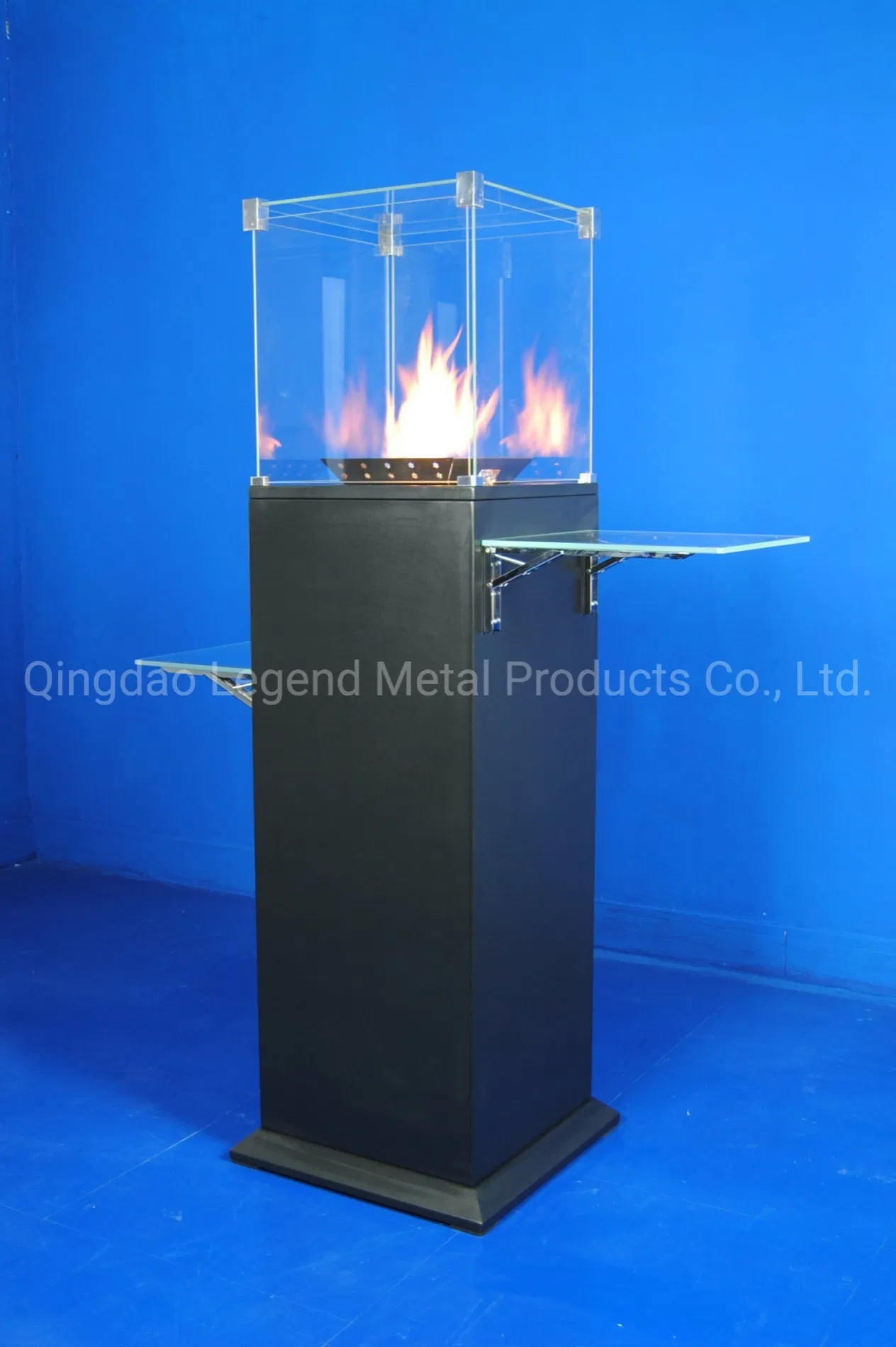 Outdoor Patio Gas Fireplace with Real Flame by LPG