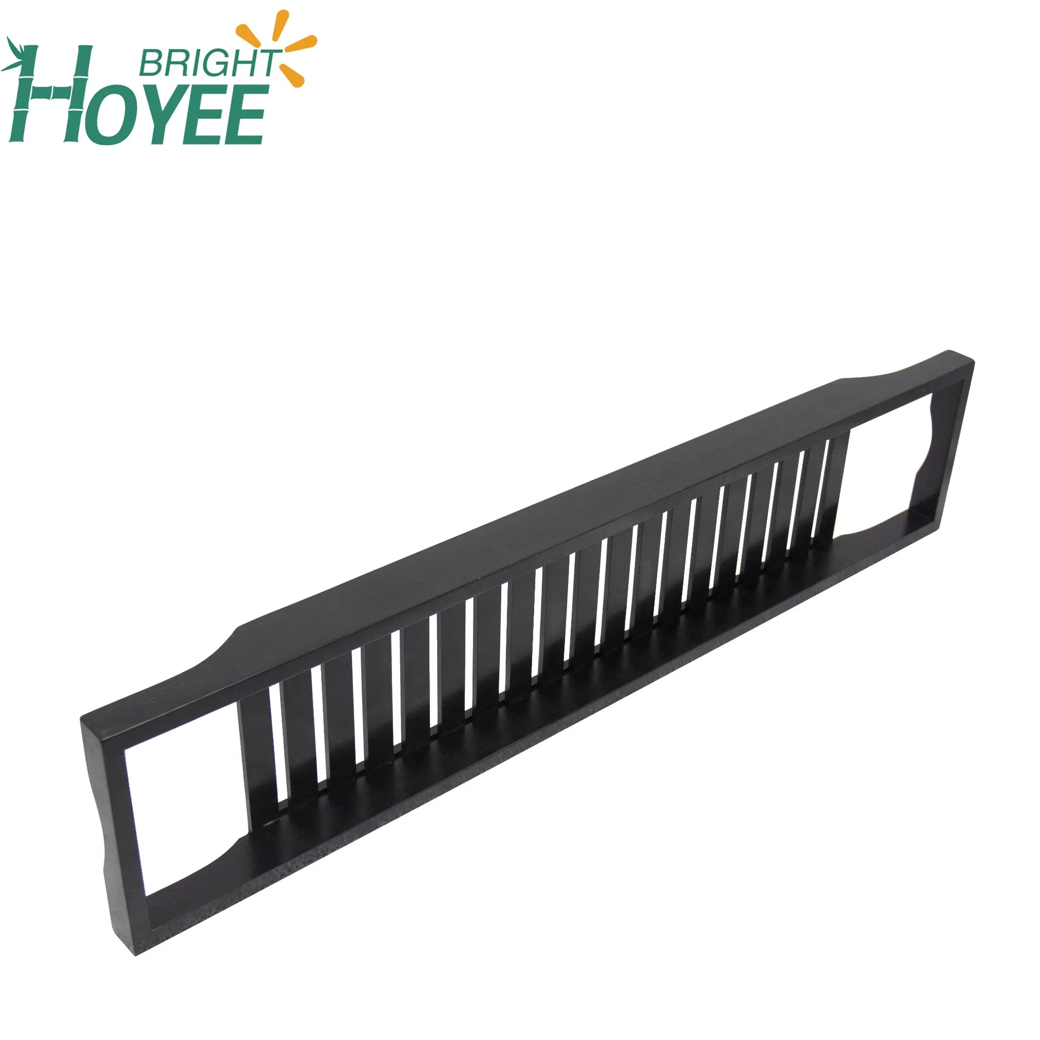 Awesome Natural Bamboo Bath Caddy Bathtub Tray with Black Printing