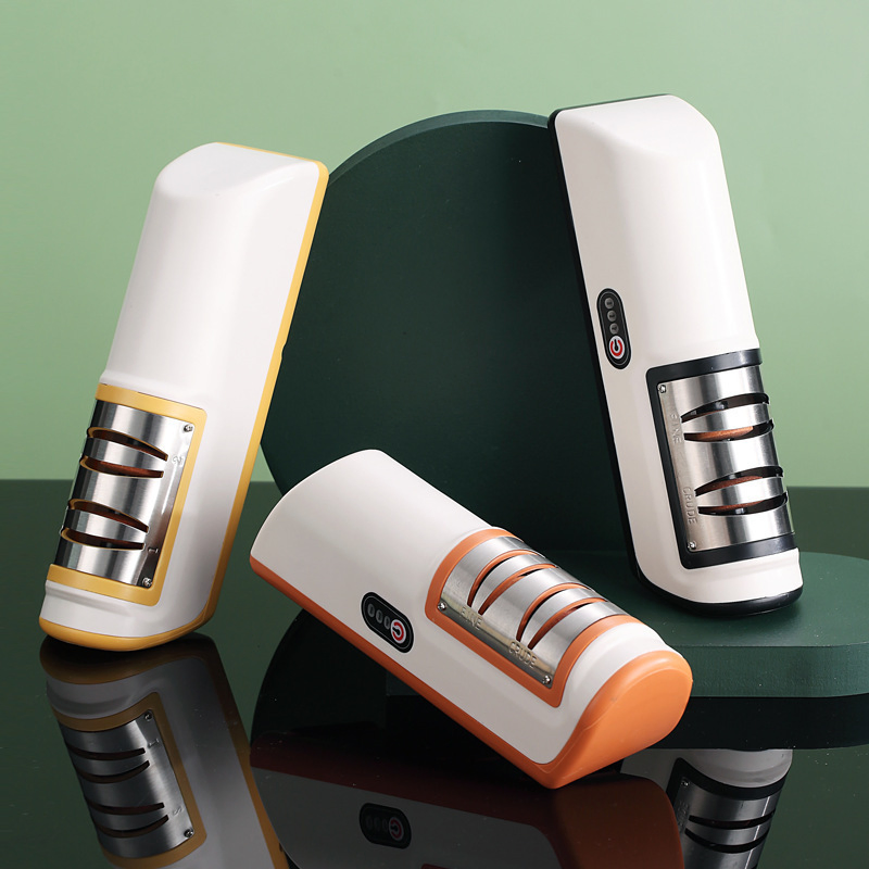 DS-9945 Professional Automatic Electric Knife Sharpener Household Fast Knives Scissor Sharpening Whetstone Kitchen Tools