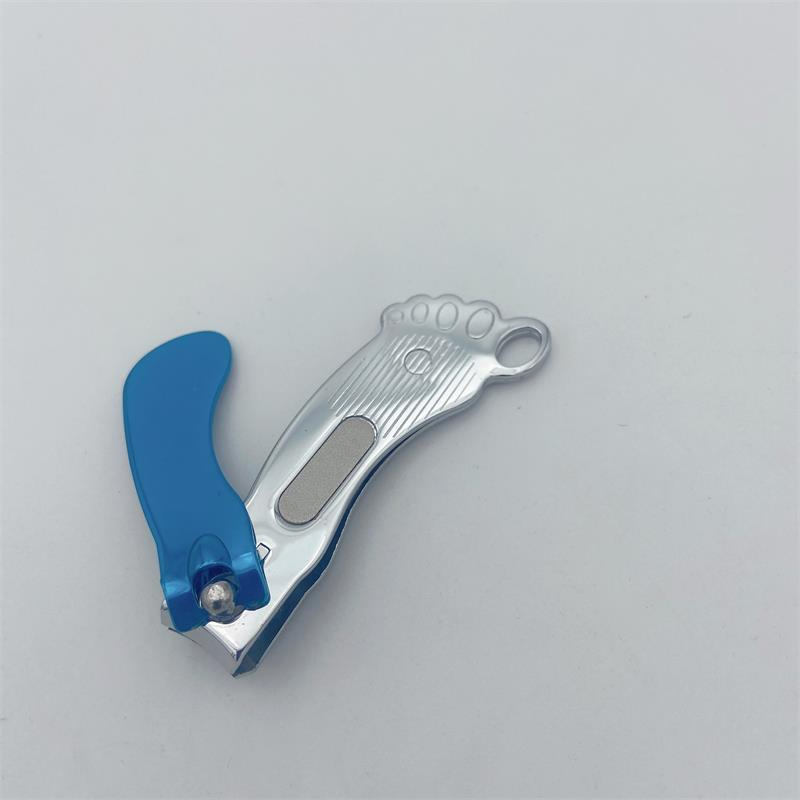 New Products Foot Shape Nail Cutter with Epoxy Sticker and Laser File